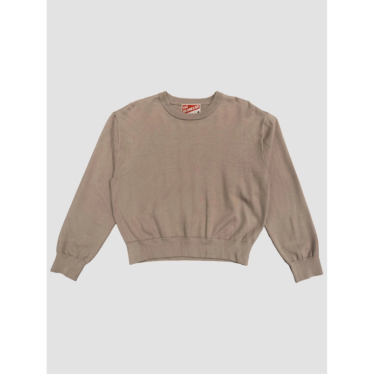 Blank Lab Mocha Brown Crew Neck Sweater