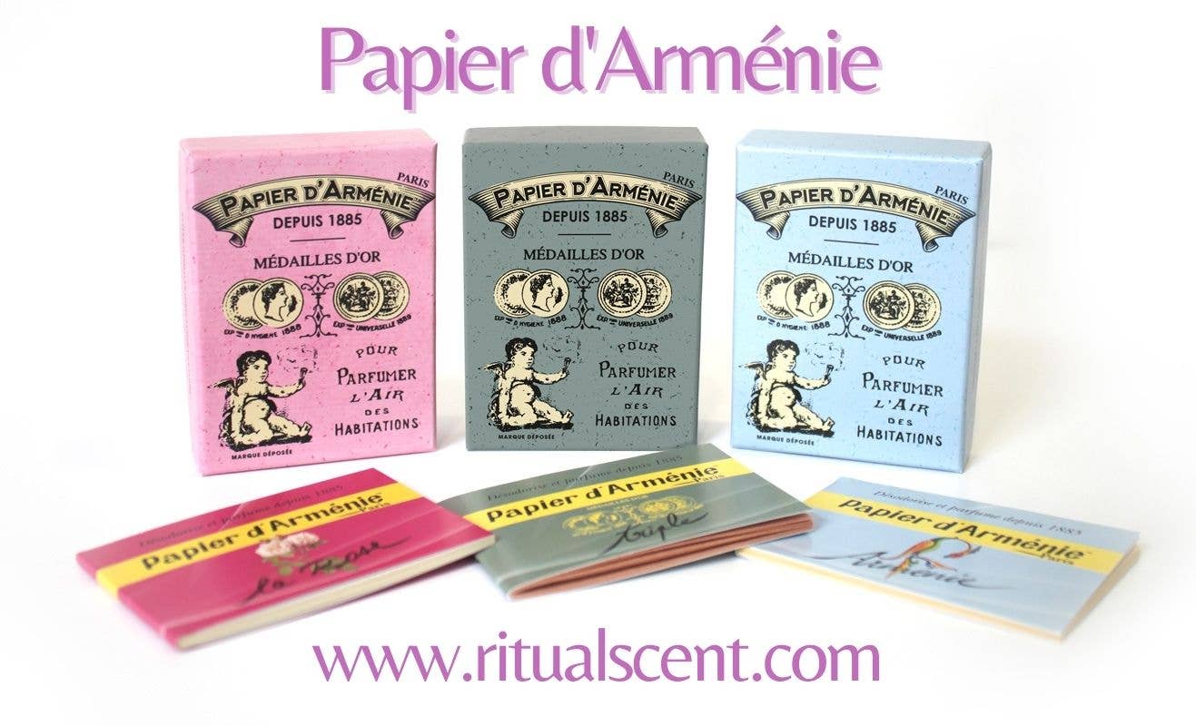 Ritual Scent - Papier d'Armenie "ARMÉNIE" Incense Paper Francis Kurkdjian