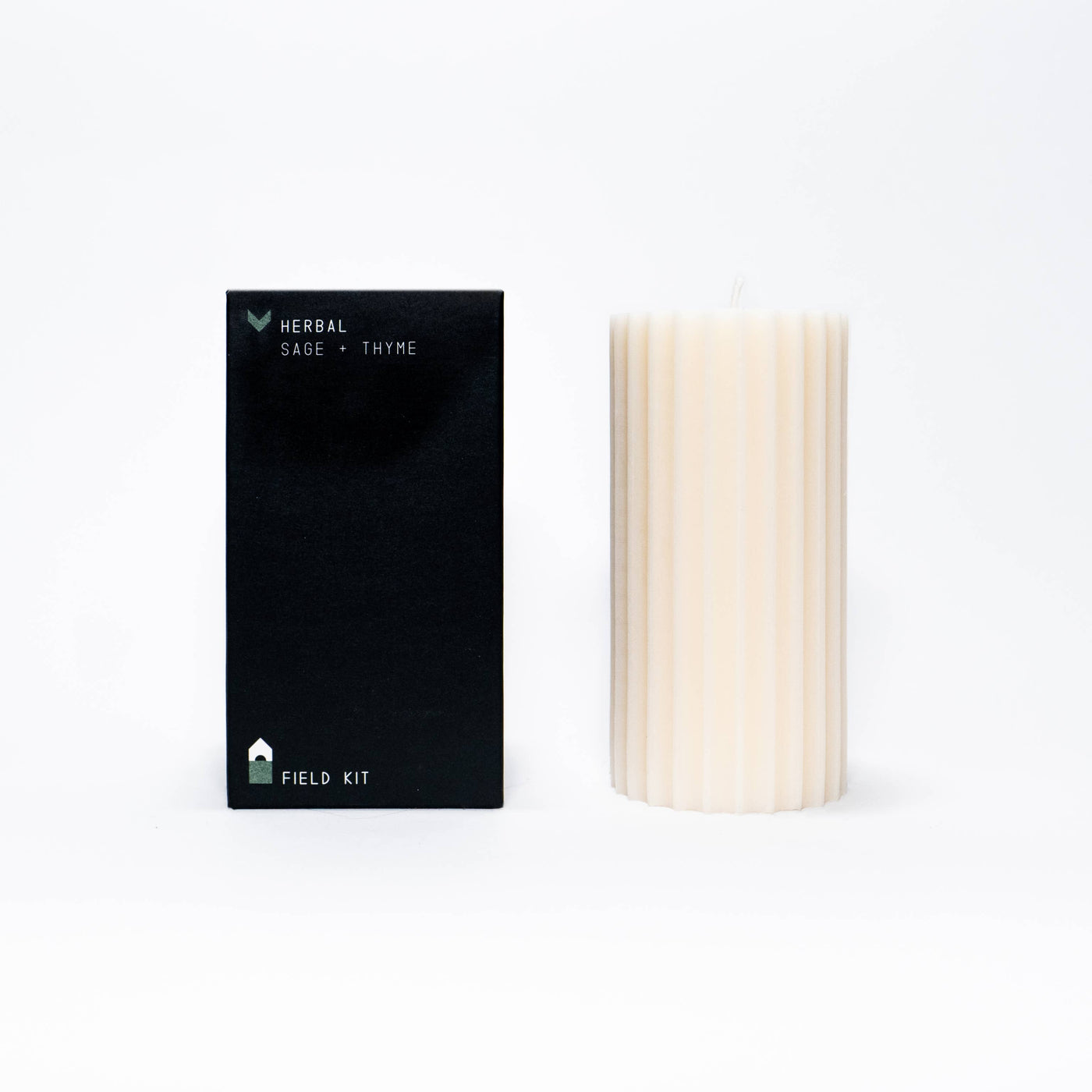 Field Kit - Herbal Pillar Candle: Smoke