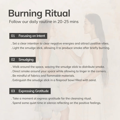 Cedar and Myrrh Burning Ritual Sample Kit