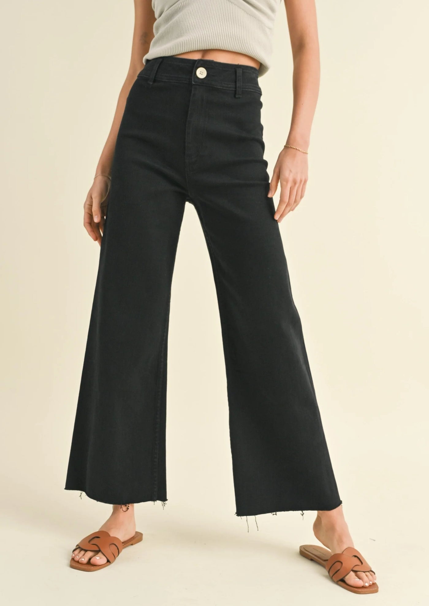 Miou Muse Wide Leg Denim Pants