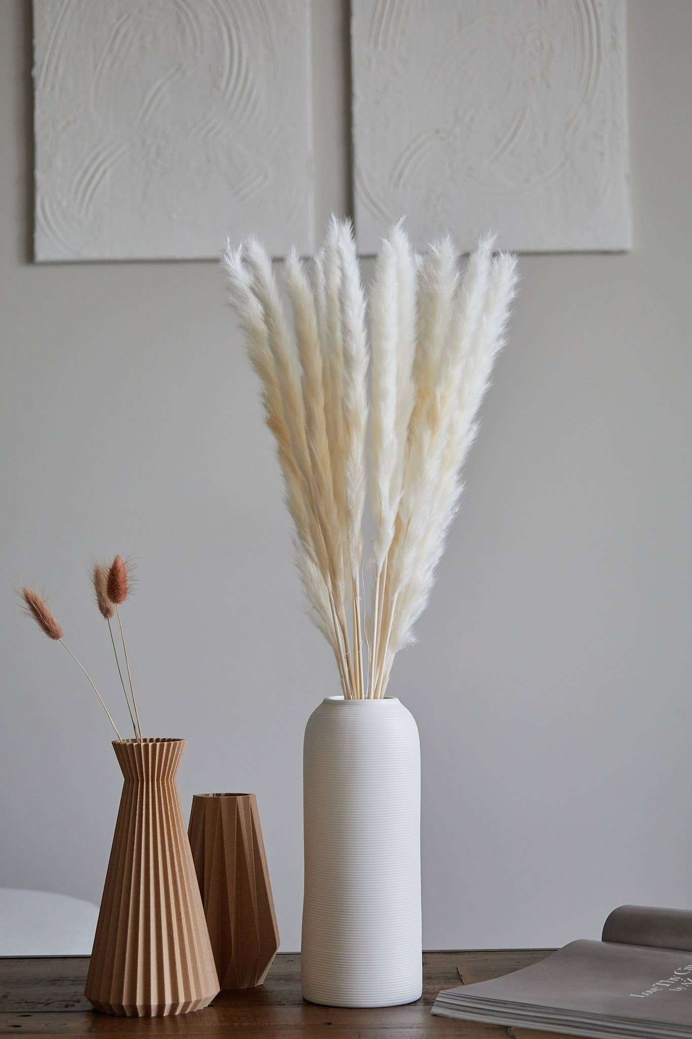 For Love of Pampas | Small Pampas Stem: White 